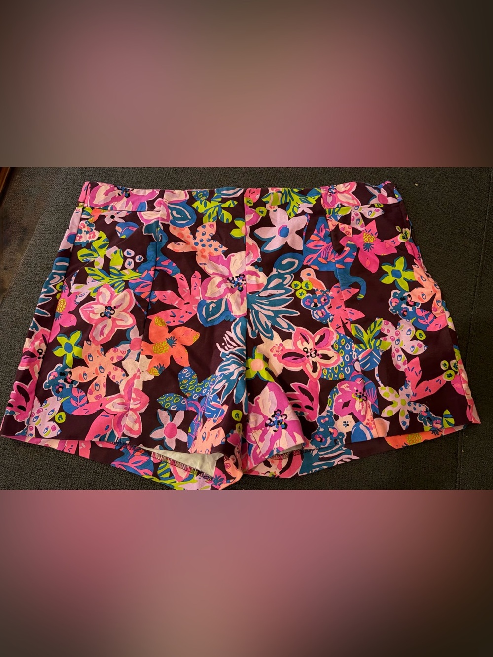 Lilly Pulitzer Arabeth shorts Cherry Ganache/Bohemian Garden